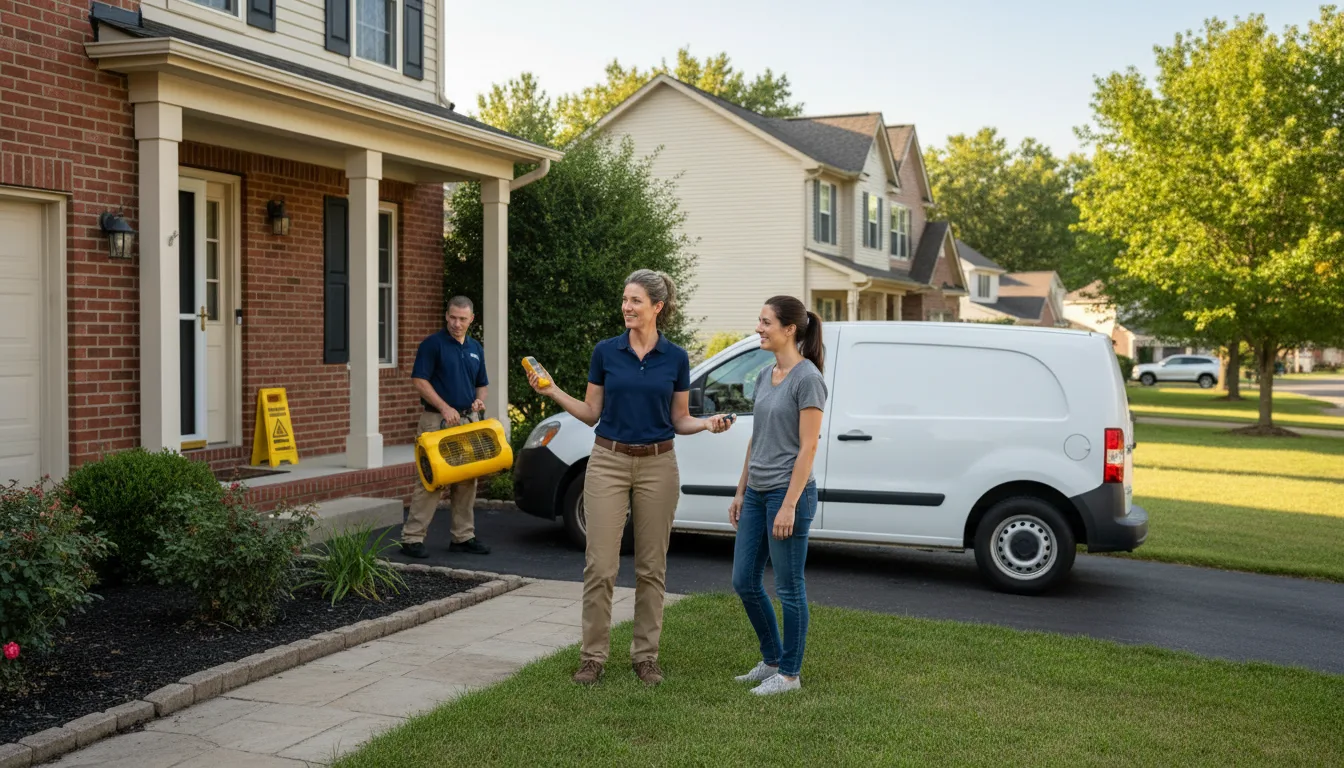 Residential water damage restoration in Newport, ME